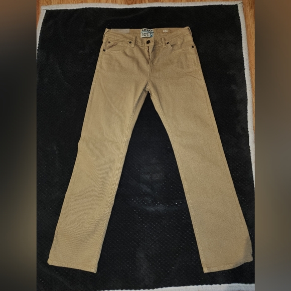 Ariat Slim Fit Straight Leg Khaki Pants - Picture 4 of 4
